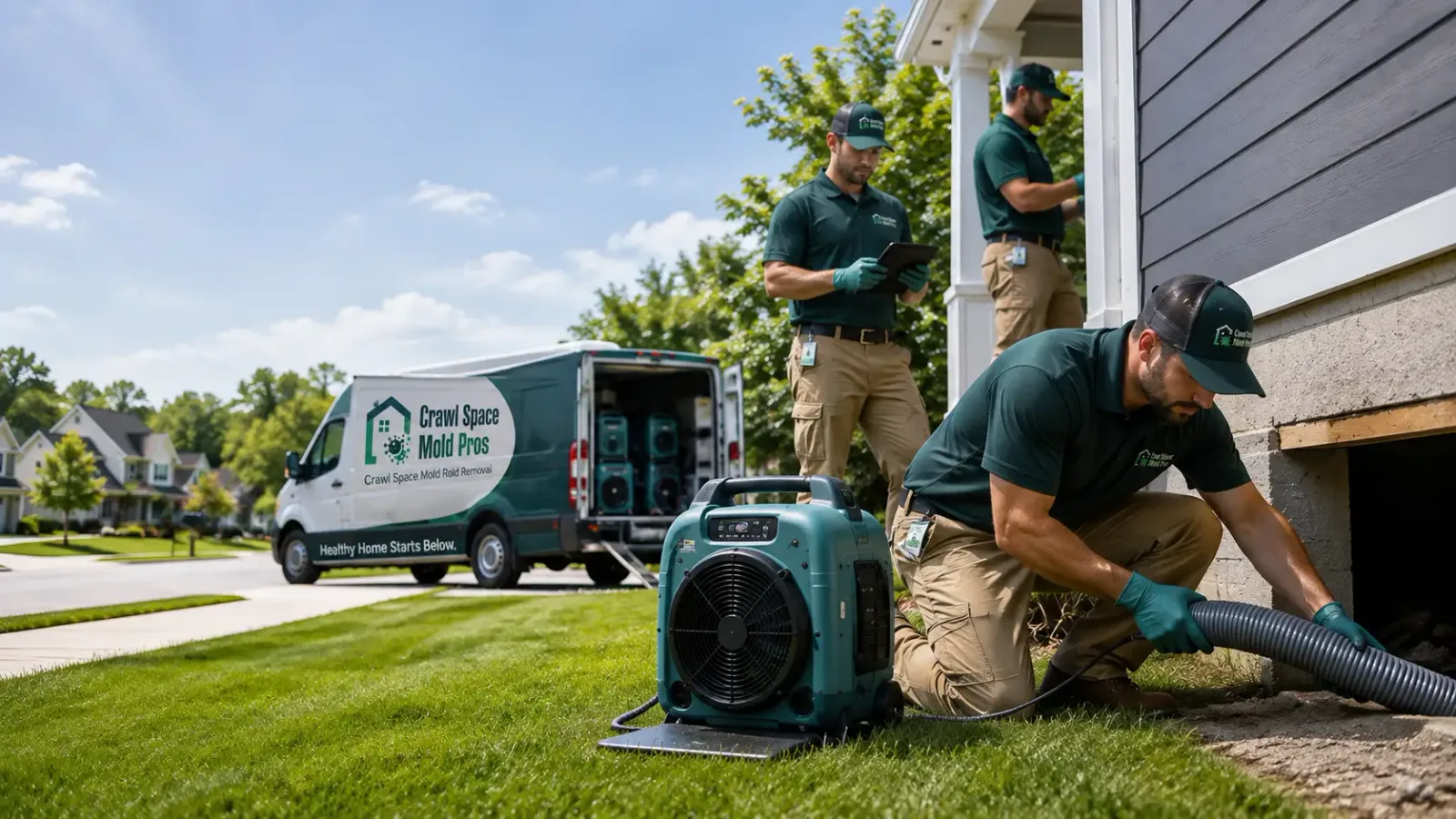 Crawl Space Mold Removal in Oakley, KS
